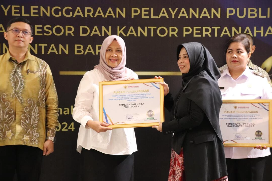 Kepatuhan Pelayanan Publik Pontianak Tertinggi ke-27 se-Indonesia